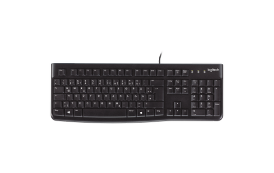 Tastatur Logitech ''K120'', USB, schwarz, kabelgebunden