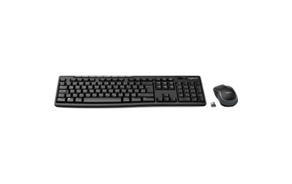 Tastatur/Maus-Set Logitech ''MK270'', 1000dpi, schwarz, kabellos