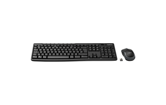 Tastatur/Maus-Set Logitech ''MK270'', 1000dpi, schwarz, kabellos