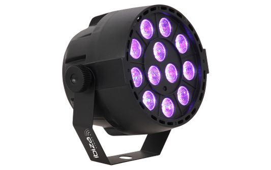 LED PAR-Strahler IBIZA ''PAR-MINI-UV'' 24W, 4 DMX Kanäle