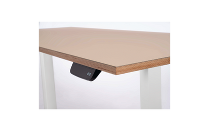 Schreibtisch imstande, Gestell business-b + Platte 140x60cm Powder