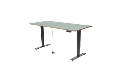 Schreibtisch imstande, Gestell business-b + Platte 140x80cm Aquavert