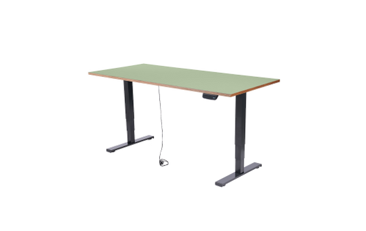 Schreibtisch imstande, Gestell business-b + Platte 120x60cm Pistazio