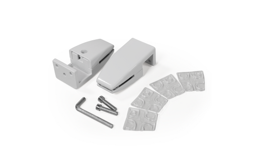 Clip für Trennwand imstande, weiß, 2er-Pack