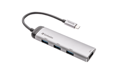 USB-C Multiport-Hub von Verbatim, USB 3.2, 15cm Kabel