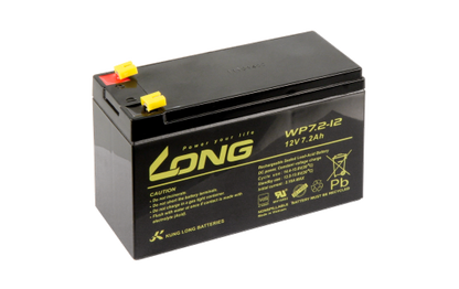 Bleiakku KUNG LONG ''WP7,2-12'' 12V/7,2Ah, VdS, 151x65x102mm, 2,67kg
