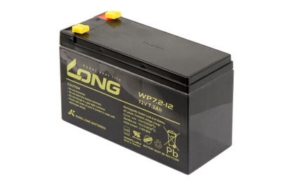 Bleiakku KUNG LONG ''WP7,2-12'' 12V/7,2Ah, VdS, 151x65x102mm, 2,67kg
