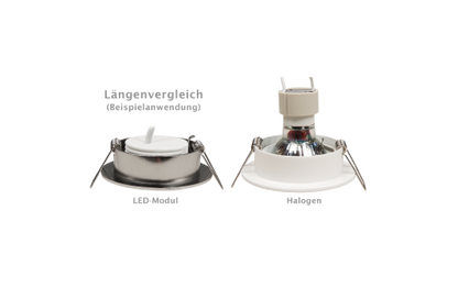 LED-Modul McShine, 7W, 650 Lumen, 230V, 50x23mm, neutralweiß, 4000K, dimmbar