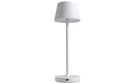 LED-Tischleuchte ROLF KERN „Club Nano“ 21cm, weiß, Akku, dimmbar