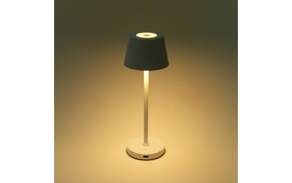 LED-Tischleuchte ROLF KERN „Club Nano“ 21cm, weiß, Akku, dimmbar
