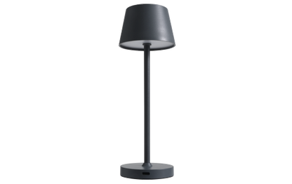 LED-Tischleuchte ROLF KERN „Club Nano“ 21cm, Basaltgrau, Akku, dimmbar