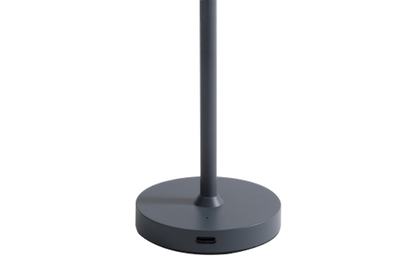 LED-Tischleuchte ROLF KERN „Club Nano“ 21cm, Basaltgrau, Akku, dimmbar