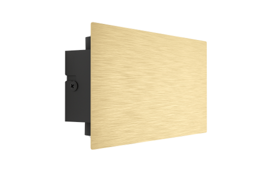 Wandleuchte EGLO ''Talamello'', LED, Aluminium, gold gebürstet, rechteckig