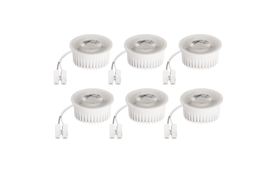 LED-Modul McShine ''MCOB'', 5W, 400lm, 230V, 50x25mm, 4000K, dimmbar, 6er-Pack