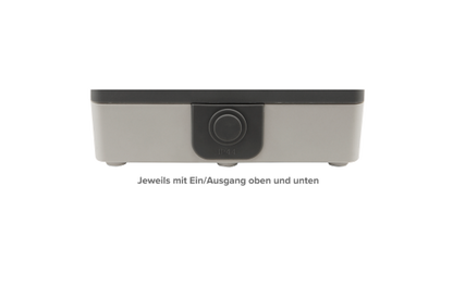 Feuchtraum Doppel-Steckdose McPower ''Secure'', 250V~/16A, IP44, AP, grau