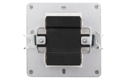 Kreuzschalter McPower ''Shallow'' 250V~/10A, UP, Steckanschluss, weiß