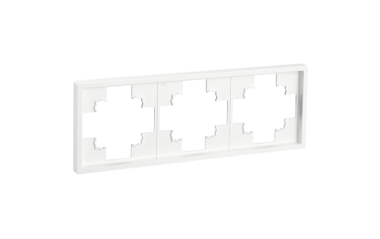 Rahmen McPower ''Shallow'' 3-fach, weiß