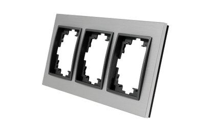 Rahmen McPower ''Flair'', 3-fach, silbernes Aluminium
