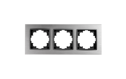 Rahmen McPower ''Flair'', 3-fach, silbernes Aluminium