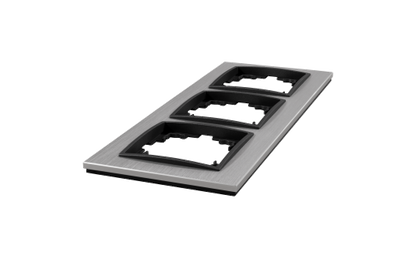 Rahmen McPower ''Flair'', 3-fach, silbernes Aluminium
