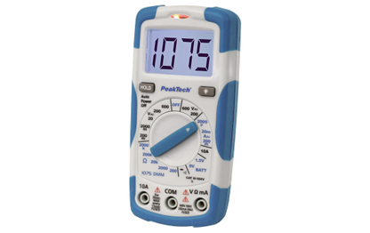 Digitalmultimeter PeakTech ''P1075'', 2000 Counts, 600V AC/DC, 10A DC, mit NCV