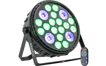 Licht Effekt IBIZA ''BIGPAR'' inkl. Fernbedienung, 120W, 250x85mm, UV LEDs