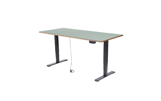 Schreibtisch imstande, Gestell business-b + Platte 120x60cm Aquavert