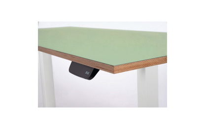 Schreibtisch imstande, Gestell business-w + Platte 140x60cm Pistazio