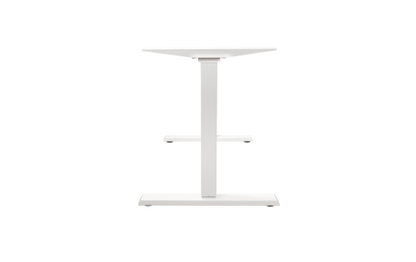 Schreibtisch Imstande, business-w + Tischplatte Sperrholz Platinweiß 140x80cm