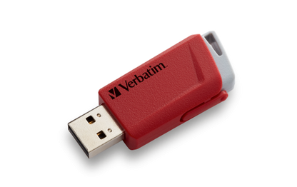 USB 3.2 Stick Verbatim ''Store 'n' Click'', 32GB, rot-blau, Typ-A, 2er-Pack