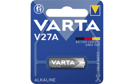 V27A-Batterie VARTA ''Electronics'' Alkaline, LR27, 12V