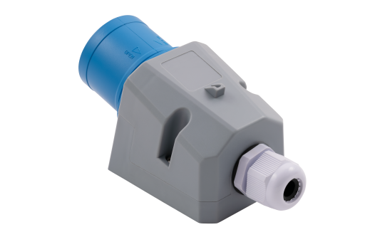 CEE-Stecker McPower, Wandmontage, IP44, 250V, 16A, 3-polig, IP44