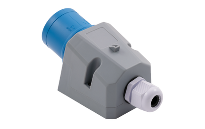 CEE-Stecker McPower, Wandmontage, IP44, 250V, 16A, 3-polig, IP44