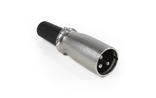 Mikrofon XLR-Stecker HOLLYWOOD 3-polig, Metall