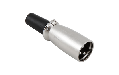 Mikrofon XLR-Stecker HOLLYWOOD 3-polig, Metall