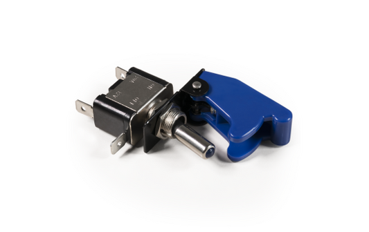 Kill-Switch McPower mit Schutzkappe und LED, 12V / 20A, blau