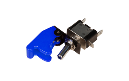 Kill-Switch McPower mit Schutzkappe und LED, 12V / 20A, blau