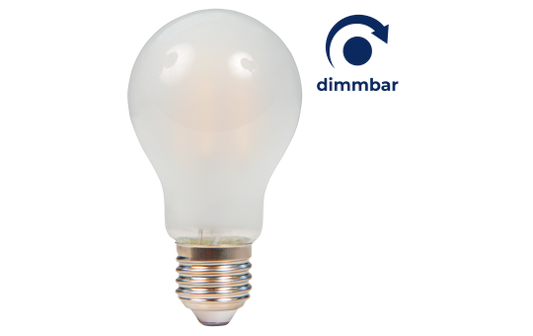 LED Filament Glühlampe McShine ''Filed'', E27, 7W, 820 lm, warmweiß, dimmbar, matt