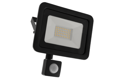 LED-Außenstrahler McShine ''Slim'' 30W, 2250lm, IP66, 4000K, Bewegungsmelder