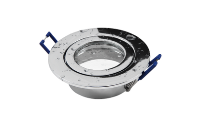 Einbaurahmen McShine ''DL-54'' rund, Clip-Verschluss, IP44, Chrom