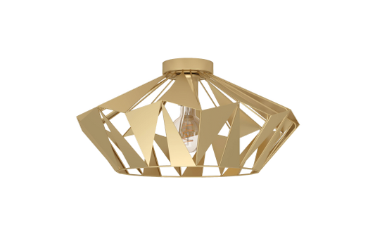 Deckenleuchte EGLO ''Carlton'', E27, Stahl, gold, 23,5cm