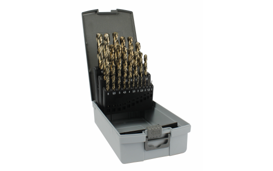 HSS-E Co5 Spezialbohrersatz, 1,0 - 13,0mm, 25-teilig