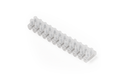 Lüsterklemme McPower, 12 Klemmen, 2,5mm², 3A, transparent