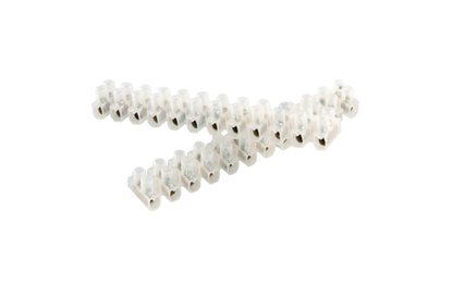 Lüsterklemme McPower, 12 Klemmen, 2,5mm², 3A, transparent