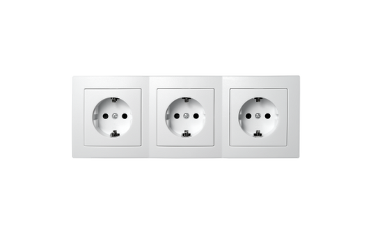 Steckdosen Set McPower Flair ''Beginner 3S'' 4-teilig, weiß