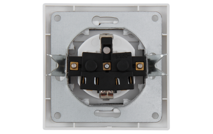 Schutzkontakt-Steckdose McPower ''Flair'', 250V~/16A, UP, IP44, weiß, 3er-Pack