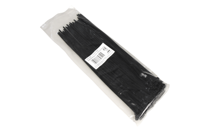 Kabelbinder McPower, schwarz, 300x3,6mm, 100er-Pack, UV beständig