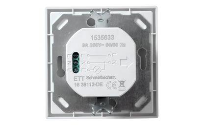Unterputz IR Bewegungsmelder McPower ''Shallow'' 160°, 750W, LED geeignet, weiß