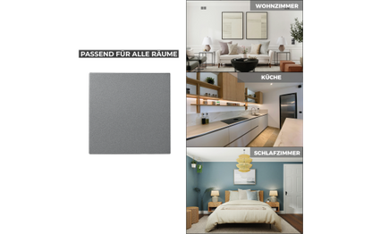 Blindabdeckung / Blende McPower ''Shallow'' anthrazit