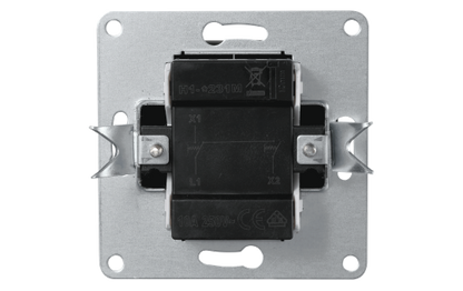Jalousie-Taster McPower ''Flair'', Hoch und Runter, 250V~/10A, UP, matt schwarz
